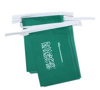 AZ FLAG Ghirlanda 6 Metri 20 Bandiere Arabia Saudita 21x15cm, Bandiera Saudita 15 x 21 cm - Festone Bandierine