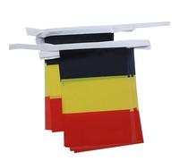 GHIRLANDA 6 metri 20 BANDIERE BELGIO 21x15cm - BANDIERA BELGA 15 x 21 cm - FESTONE BANDIERINE - AZ FLAG