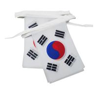 AZ FLAG Ghirlanda 6 Metri 20 Bandiere Corea Del Sud 21x15cm Bandiera Sudcoreana