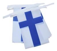 AZ FLAG Ghirlanda 6 Metri 20 Bandiere Finlandia 21x15cm - Bandiera Finlandese 15 x 21 cm - Festone BANDIERINE