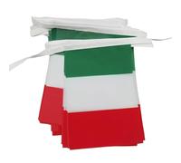 AZ FLAG Ghirlanda 6 Metri 20 Bandiere Italia 21x15cm, Bandiera Italiana 15 x 21 cm - Festone Bandierine