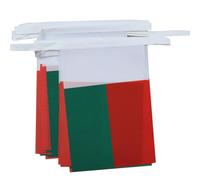 AZ FLAG Ghirlanda 6 Metri 20 Bandiere Madagascar 21x15cm, Bandiera Malgascia 15 x 21 cm - Festone Bandierine