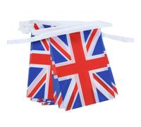 GHIRLANDA 6 metri 20 BANDIERE REGNO UNITO 21x15cm - BANDIERA BRITANNICA - INGLESE - UK 15 x 21 cm - FESTONE BANDIERINE - AZ FLAG