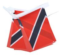 AZ FLAG Ghirlanda 6 Metri 20 Bandiere Trinidad E Tobago 21x15cm, Bandiera Trinidadiana 15 x 21 cm - Festone Bandierine
