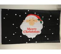 AZ FLAG J_2713 Bandiera di Babbo Natale Stop You Here Occhielli Neri, 150 x 90 cm