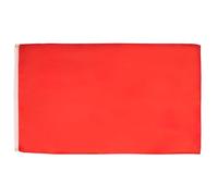 AZ FLAG Set da 5 Bandiere Monocolore Rosso 90x60 cm 2 Occhielli