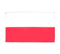 AZ FLAG - Set di 2 bandiere polacche - 150 x 90 cm - Bandiera polacca 100% poliestere con occhielli metallici incorporati
