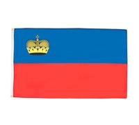 AZ FLAG - Set di 5 bandiere Liechtenstein - 150 x 90 cm - Bandiera Liechtensteinois 100% poliestere con occhielli metallici incorporati