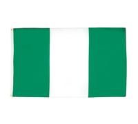 AZ FLAG - Set di 5 bandiere nigeriane - 90 x 60 cm - bandiera nigeriana 100% poliestere con occhielli metallici incorporati