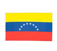 AZ FLAG - Set di 5 bandiere venezuela senza toppa - 150 x 90 cm - bandiera venezuelana 8 stelle 100% poliestere con occhielli metallici incorporati