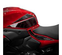 Az Graphishop Adesivi Laterali Serbatoio in Resina 3D Compatibili con Ducati Panigale V2 / S 2025 Protezione da Urti e Graffi Accessori Moto Made in Italy L-PV2-25