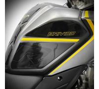 Az Graphishop Adesivi Laterali Serbatoio Resina 3D Compatibile Con Voge Brivido 500R 2021 On Protezione da urti e graffi Tankpad Made in Italy L-225