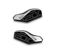 Az Graphishop Adesivi Paramani Resina 3D Compatibile Con Ducati Multistrada 1200 2015-2017 APA-MULTI-1200 (Iceberg White)