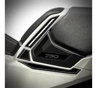 Az Graphishop Adesivi Plastica Sotto Sella Resina 3D Compatibile Con Honda X-ADV 750 2025 On XADV-25-004 (Glare White)