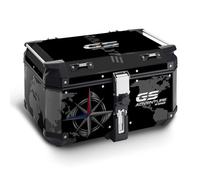 Az Graphishop Adesivi Valigia Per Modello Top case Givi Trekker 58 LT Compatibile con Bmw R 1250 GS Adventure Rallye GV58-VA2-FM-018 (3 Fori, Con Sagoma per lo schienale)