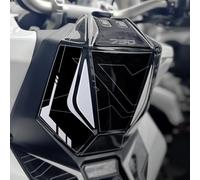 Az Graphishop Adesivo Centrale Accensione Resina 3D Compatibile Con Honda X-ADV 750 2025 On XADV-25-001 (Glare White)