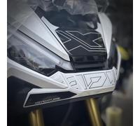 Az Graphishop Adesivo Frontale Resina 3D Compatibile Con Honda X-ADV 750 2025 On XADV-25-006 (Glare White)