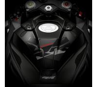 Az Graphishop Paraserbatoio 3D Compatibile Con BMW S 1000 RR 2025-2026 Protezione da Urti e Graffi Made in Italy GP-6004 (Black Storm)