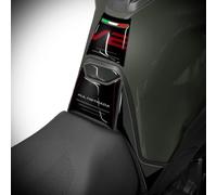 Az Graphishop Paraserbatoio in Resina 3D Compatibile con Ducati Multistrada V2 / S 2025 Protezione da Urti e Graffi Accessori Moto Made in Italy GP-4004 (Storm Green)