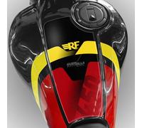 Az Graphishop Paraserbatoio in Resina effetto 3D Compatibile Con Royal Enfield Guerrilla 450 Playa Black Protezione da urti e graffi Made in Italy FM-1142