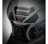 Az Graphishop Paraserbatoio Resina 3D Compatibile Con Aprilia Tuono 660 2021-2025 GP-3038 (Rush Grey)