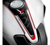 Az Graphishop Paraserbatoio Resina 3D Compatibile Con Moto Morini X-cape 1200 2026 Protezione da Urti e Graffi Made in Italy FM-1195 (Arctic White)