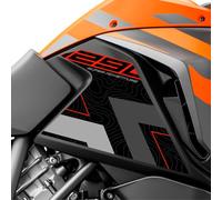 Az Graphishop Protezioni Laterali Serbatoio Compatibile Con KTM 1290 Super Adventure S 2019-2020 Desert Style L-209 (Arancione)