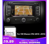 AZ V12 UTILIZZA ESTIMA per VW Sharan (7N) (2010 -2015) Cover Macedonia Polonia Mappa Scheda SD