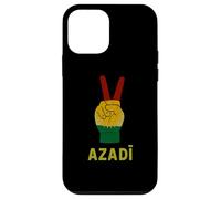 Azadi Kurdistan segno di vittoria bandiera curda libertà Kurdistan Custodia per iPhone 12 mini