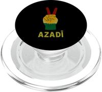Azadi Kurdistan segno di vittoria bandiera curda libertà Kurdistan PopSockets PopGrip per MagSafe