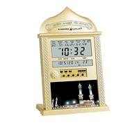 Azan Mosque Prayer Clock Islamic Mosque Azan Calendar Muslim Prayer Wall Clock Alarm Ramadan Home D