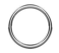 AZARIO LONDON Anello in oro massiccio 9 K con segmento clicker incernierato, calibro 16, 18, 20 gauge, diametri multipli (6-12 mm), per naso, cartilagine, daith, setto, trago, elice, rosa, bianco, oro