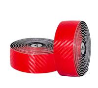 Azarxis 2 Nastri da Manubrio MTB Ammortizzanti Nastro Manubrio Bici da Corsa BMX Nastri a Nido d’Ape per Bici (#01 Rosso- 2 pezzi)