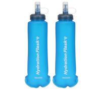 Azarxis Borraccia Morbida da 500 ml / 1,5L / 2L / 3L, Sacca Acqua in TPU, Soft Flask Borraccia Pieghevole per Zaino Trail Running Bici Corsa Trekking (A - Cielo, 500ml - 2 Pezzi)