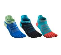 Azarxis Calzini Running Uomo Donna Calze con Dita Calzini Traspiranti Corsa Calzini 5 Dita Calzini Antiscivolo Calze da Caccio Ciclismo Corsa Trail Trekking (A2-3 Coppie, L)