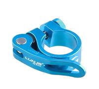 Azarxis Collarino Reggisella Bici Collarino Sella MTB Blocca Sella Bici Chiusura Reggisella Bici Morsetto Sella Bici da Corsa (Blu, 34,9mm)