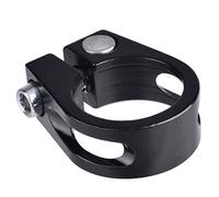 Azarxis Collarino Reggisella Bici, Morsetto Sella per MTB e Bici da Corsa, Compatibile con Tubi Sella 25.4, 28.6, 31.8, 34.9 mm (Nero, 25.4mm)