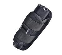 Azarxis Custodia Porta Torcia Cinturone Borsello da Cintura Tattico Portatorce Porta Torcia Accessori Cinturone Tattico Carabinieri Polizia GPG (A - Nero)