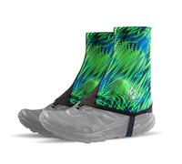 Azarxis Ghette Anti-Sabbia per Uomo Donna, Basse Ghette da Trekking per Deserto Trail Running Caccia Neve Escursionismo(B - Verde, M (36-40))