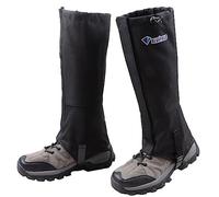 Azarxis Ghette Impermeabili per Trekking Ghette da Neve per Uomo Donna e Bambino per Gambe Ciaspole Sci Alpinismo Corsa Caccia Pesca Escursionismo (Nero, S)