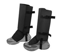 Azarxis Ghette Impermeabili Trekking Ghette Antivipera Ghette da Neve Ghette Impermeabili per Uomo Donna Bambino (Nero (Versione Rinforzata Anti-Serpente))