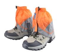 Azarxis Ghette Impermeabili Trekking Ghette da Neve Ghette Trail Running Ghette Basse Impermeabili Copri Scarpe per Uomo Donna Bambino (Arancione)