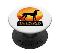 Azawakh Cane Silhouette Tramonto Razza Antica PopSockets PopGrip Adesivo