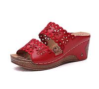 azaz Sandali Zeppe Donna Muli Donna A Punta Aperta Scarpa Eta Sandali Con Piattaforma Spessa Tacchi Alti Pantofole Stile Romano Donna Comfort Antiscivolo A Buon Mercato