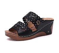 azaz Sandali Zeppe Donna Muli Donna A Punta Aperta Scarpa Eta Sandali Con Piattaforma Spessa Tacchi Alti Pantofole Stile Romano Donna Comfort Antiscivolo A Buon Mercato