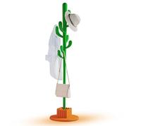 AZCKU Cactus Design Stand Appendiabiti da Terra in Legno, Porta Abiti, Servomuto, Ingresso Appendiabitis, Appendi Abiti Camera Letto, Portabiti Camera, Ingresso, Attaccapanni Salvaspazio
