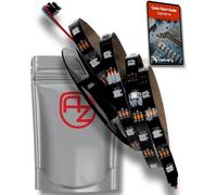 AZDelivery 1M WS2812B - Striscia LED RGB, 30 LED/m, 30 pixel/m, con 5050 SMD LED, IP20, colore nero, non impermeabile