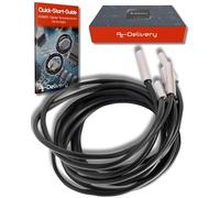 AZDelivery 2 x DS18B20 Sonda di Temperatura Digitale Sensore di Temperatura con Cavo da 3 Metro Impermeabile compatibile con Arduino e Raspberry Pi incluso un E-Book!