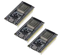 AZDelivery 3 moduli ESP32 NodeMCU WLAN WiFi Dev Kit C Development Board con connettore CP2102 e USB-C | ESP 32 ESP32 wroom 32 | Compatibile con Arduino e incluso e-book!