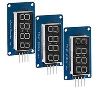 AZDelivery 3 x 4 Bit Tubo Digitale LED 7-Segmenti Modulo Display con Clock Display compatibile con TM1637 compatibile con Arduino e Raspberry Pi incluso un E-Book!